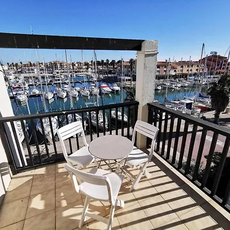 Le Grand Large - 2 Pieces 4 Couchages Port Mae-6534 * Leucate